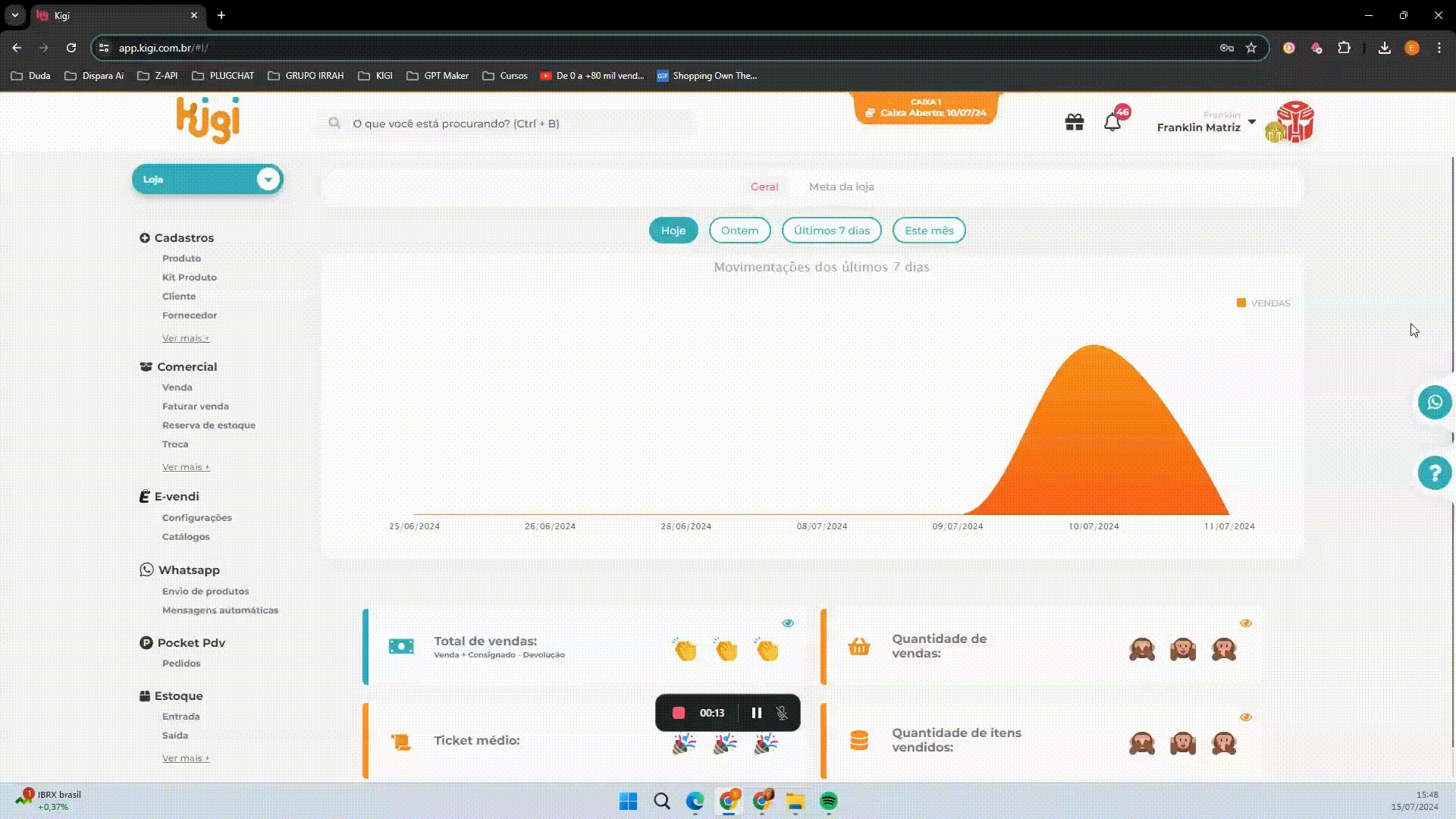 Assistente virtual IA do Kigi 